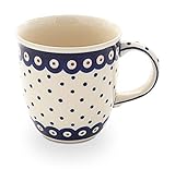 Original Bunzlauer Keramik Kaffee/Tee - Becher V=0,35 Liter im Dekor 28