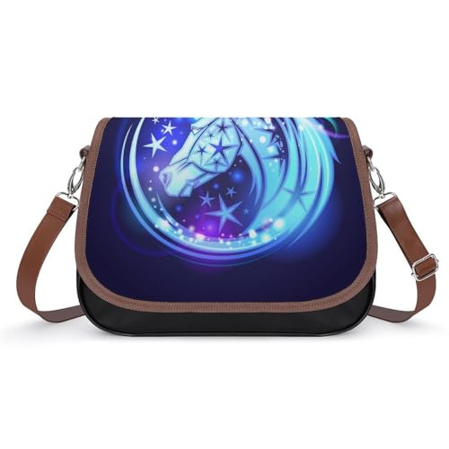 Sac à bandoulière étoiles bleues idéal pour sorties en ville