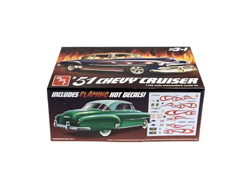 AMT 1951 Chevy Custom Cruiser Modelo a Escala 1:25 miniatura 2
