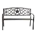 Patio Premier Lone Star Metal Park Bench in Bronze