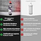 Menzerna One-Step Polish Cut Pâte à polir 3 en 1, Gloss & Wax, 250 ML | Seal in One I Pâte de polissage et de polissage pour l'entretien de la voiture I Tourbillons, hologrammes et rayures I - 2