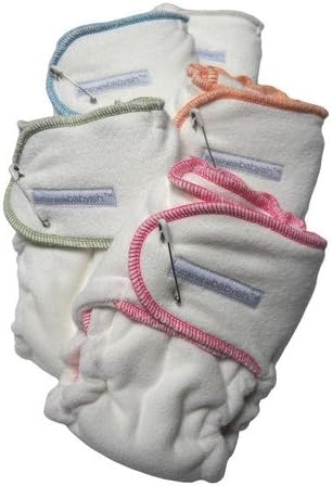 Sustainablebabyish Snapless Multi Fitted Cloth Diapers - Sprout