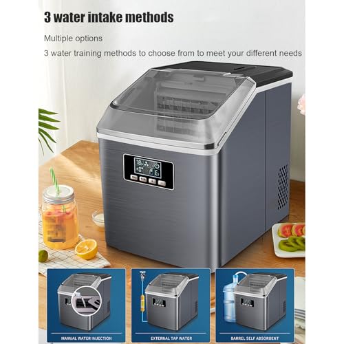 Máquina para hacer hielo de mostrador, 25kg/día miniatura 2