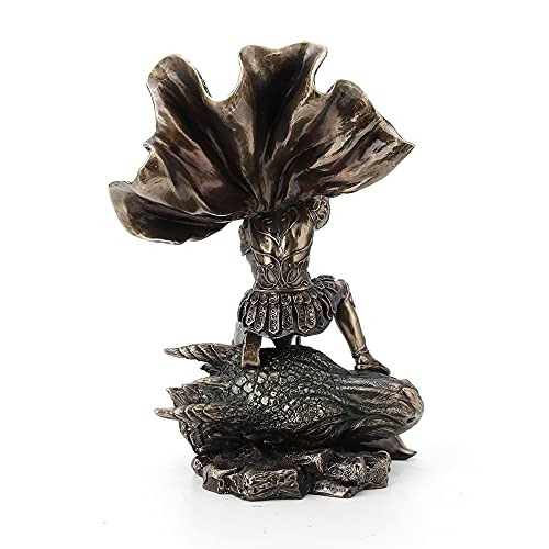 Figura Decorativa San Jorge Matadragones 28.9 cm Bronce miniatura 4