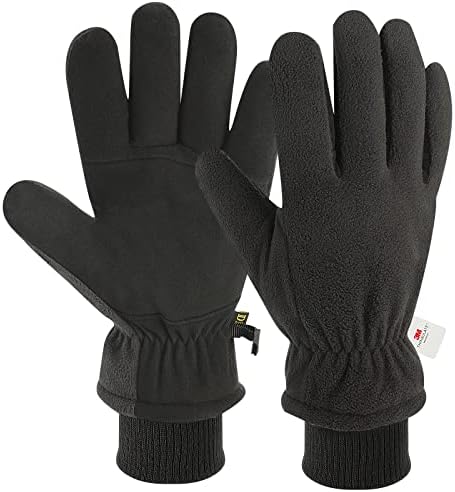 DLY Winter Gloves,Mens and Womens Windproof Thermal Gloves,Thermal Gloves with Fleece and Insulation,Winter Windproof Thermal Gloves,Winter Thermal Gloves for Skiing,Driving,Commuting