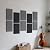 UMIACOUSTICS 4 PCS Acoustic Panels with Hanging Brackets, 2” Thick Fiberglass Sound Proof Panels Removable for Studios, Office, Home Theater Wall- Charcoal Grey