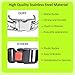 Adjustable Dog Collar, Stainless Steel Collar, Dog Collar with Quick Release Buckle for for Small, Medium Large (L)
