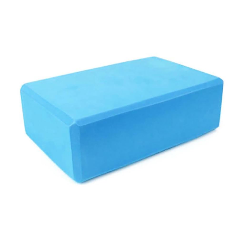Yoga Block, High Density EVA Foam Yoga Bricks Pilates Pillow Fitness Head Cushion for Yoga Poses, Pilates, Balance and Flexibility (3 x 6 x 9Inch, Navy Blue)