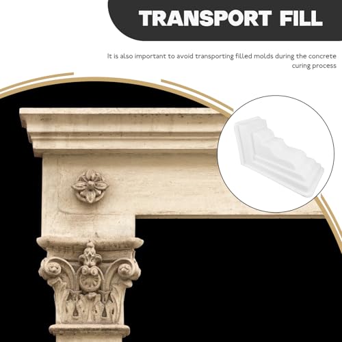 Moule à béton colonne romaine usage extérieur plastique 35cm - 5