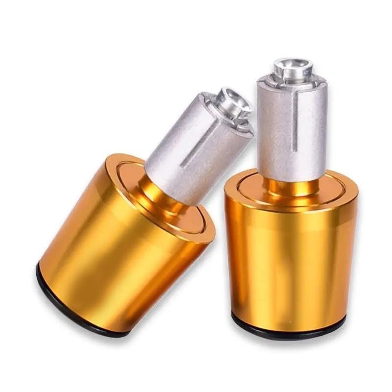 Guidon poignées cap fin or Kawasaki ER6F ER6N 650R embout de guidon moto CNC 2006-2020