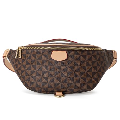 Image of Crossbody Sling Bag for Women & Men | Trendy Checkered, Fanny Pack, Waist Bag, Travel, Festival & Daily Commute