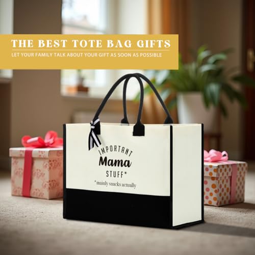 Image of FORBIDDEN PAPER Gifts Tote Bag Important Stuff Tote Gift Gifts Birthday for Shopping Bag Grocery Bag Utility Tote