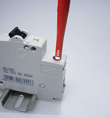 Wiha 28391 Insulated Slimline Interchangeable Set Includes Handle With Pouch, 8-Piece #TOP5