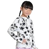 [HEAZEL] ヘーゼル キッズ ラッシュガード パーカー フード UVカット ジップ 長袖 水着 男の子 女の子 UPF50+ アイランド 140サイズ