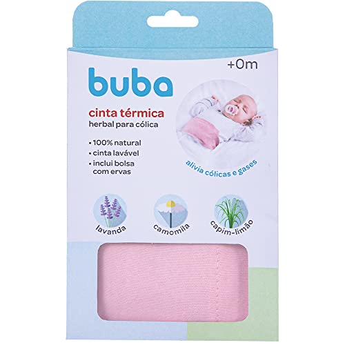 BUBA Cinta Térmica Herbal para Cólica -, Multicolorido
