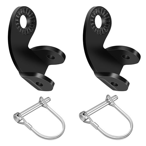 2 Pcs Steel Hitch for Burley Bike Trailer for Kids 12mm Compatible with Burley Bee Bike Trailer and Old Models Work with Disc Brake