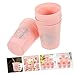 Lurrose 6pcs Unbreakable Plastic Cups for Parties Reusable Drinking Cups Charming Disco Pattern for Juice Beverages and Party Supplies Safe and Design