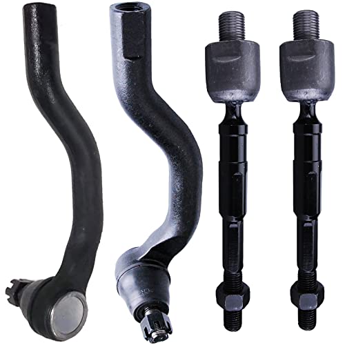 KFVF 4PC ES800239 ES800240 EV800246 Front Inner & Outer Tie Rod Ends Kit for Honda Civic 2006 2007 2008 2009 2010 2011 1.8L, Steering Tie Rod End Kit by KFVF - Used condition - US$14.64