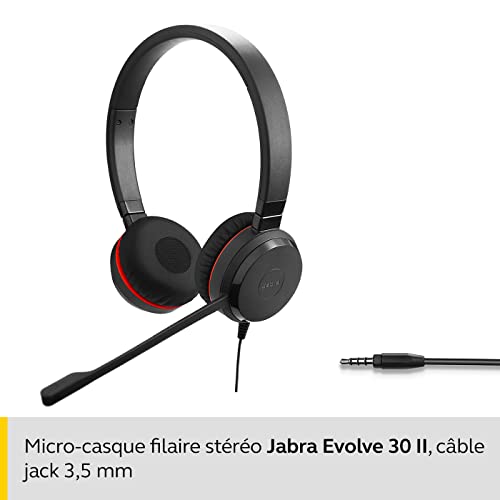 Jabra Evolve 30 UC Casque Stereo – Casque Optimisé Unified Communications (UC) pour Softphones VoIP avec Réduction… - Les Beatles, Paul McCartney, John Lennon, RIngo Starr, George Harrison Jabra Evolve 30 UC Casque Stereo - Casque Optimisé Unified Communications (UC) pour Softphones VoIP avec Réduction… – Image 3