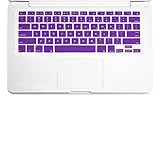 TopCase Keyboard Silicone Skin Cover for Macbook 13-Inch 13.3-Inch (1st Generation/A1181) with TopCase Mouse Pad - Purple