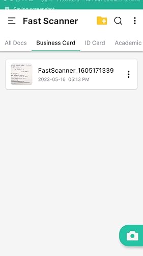 Fast Scanner