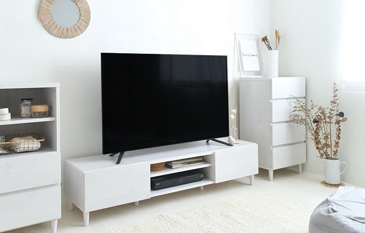 テレビ台150cm 65インチ ホワイト テレビボード TV台