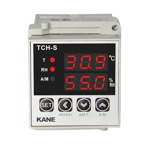 Controlador de temperatura y humedad blanco para equipos de esterilización por vapor autoclave