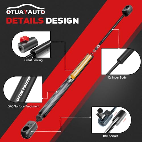 OTUAYAUTO Rear Hatch Liftgate Struts Shocks Replacement for 2007-2014 Chevy Tahoe Suburban 1500, 2007-2013 Suburban 2500, 2007-2014 GMC Yukon, Cadillac Escalade Lift Support SG330076 6156 Pack of 2 by OTUAYAUTO - Image 4