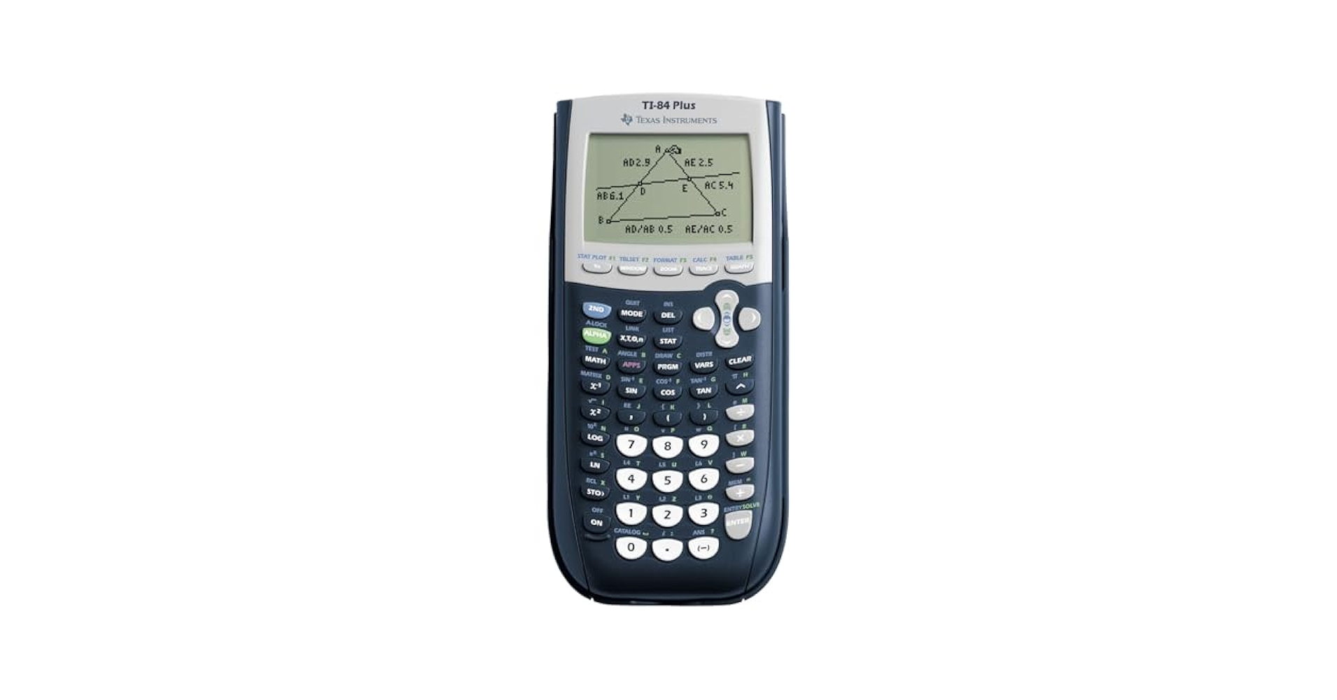 Calcolatrice Grafica Texas Instruments TI-84 Plus - Display 8 Righe, Memoria 480KB, Blu