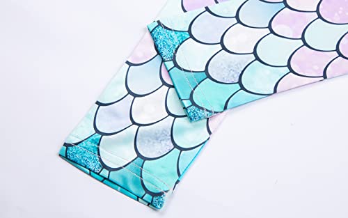 Image of Mud Kingdom Little Big Girls Leggings Cute Printing Polyester Stretchy Fashion Spring Summer