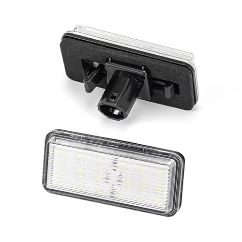Luz de matrícula LED para Toyota Reiz elimina la luz amarilla con plafones traseros blancos