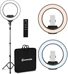 Lume Cube Ring Light Pro | Wireless Professional Lighting for Photography, Streaming, Video | Fully Adjustable Color and Brightness | Includes Sturdy, Portable Tripod Mount and Padded Carrying Case