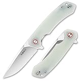 SUMACO Folding Knife Pocket for Men Knife Tactical Knife G10 Handle EDC Knife D2 Steel Blade Camping