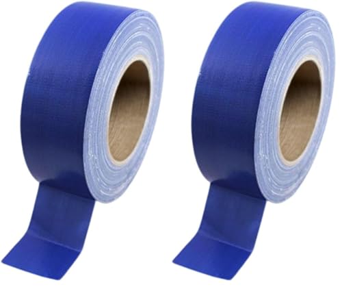 Ruban gaffer premium Eurobands bleu marine 50mm x 50m en lot de 2