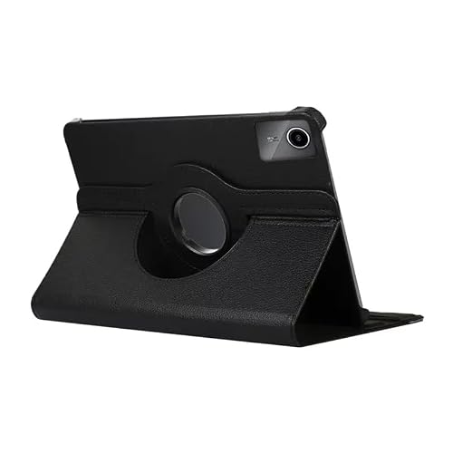 Printme Rotating Case for Lenovo Tab m11, 11 inch - 360 Degree Rotating Protective Stand Cover with Auto Sleep/Wake (Black)