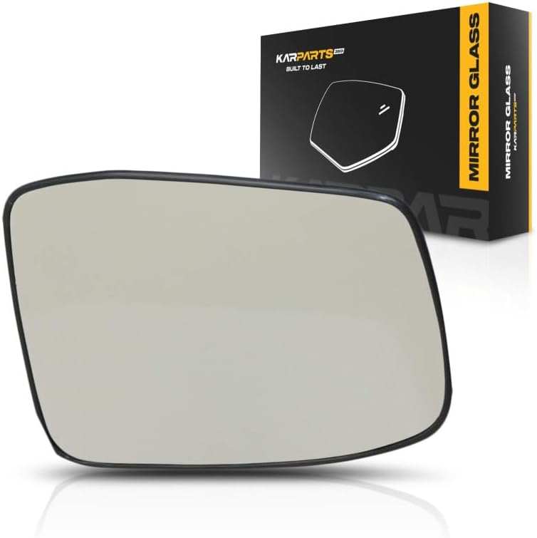 For Honda Odyssey 2005 06 07 08 09 2010 Mirror Glass Driver Side | Heated | w/Backing Plate | Flat Glass Type | Replacement For 76253SHJC42 | HO1324106