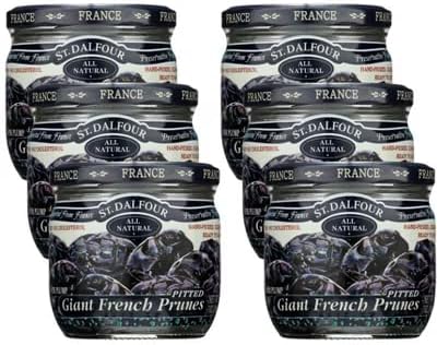 St Dalfour Prunes - French - Giant - With Pits - 7 oz - Case of 6