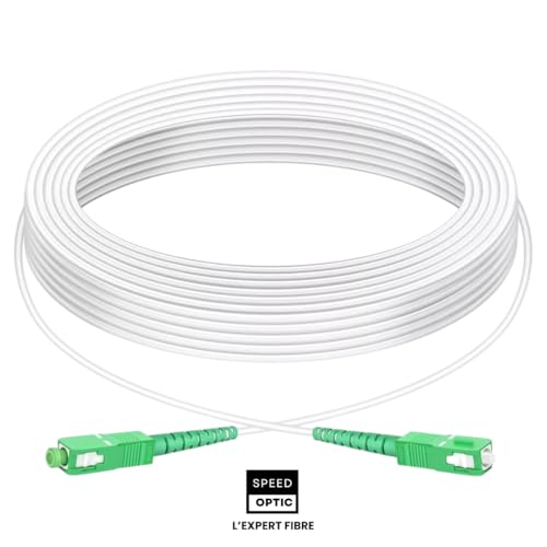 Speedoptic - Glasfaserkabel Orange SFR Bouygues – SC/APC auf SC/APC – Verlängerungskabel (0,5 m)