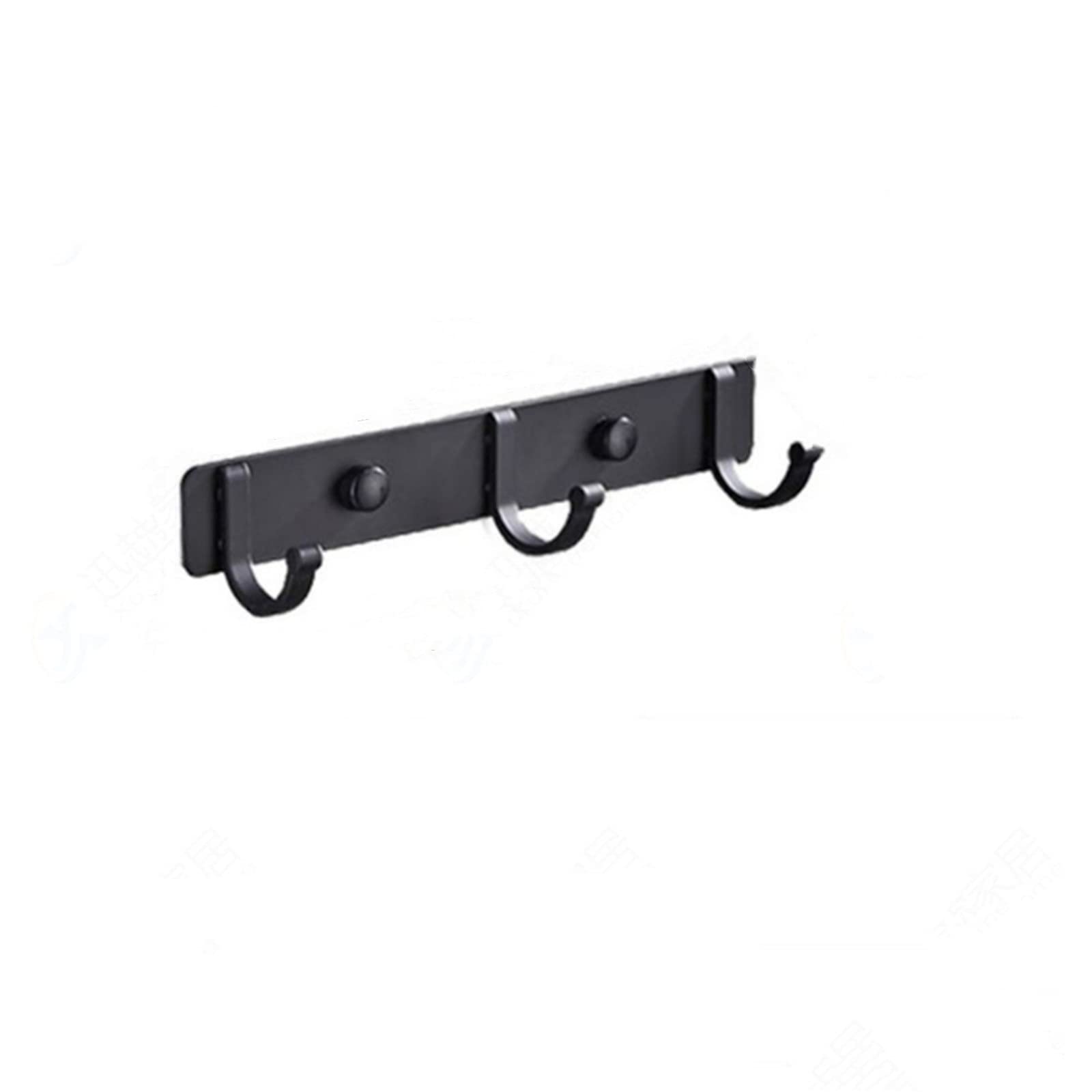 Dumralbqe Noir Bathroom Hooks Door Wall Hanger Punch-Free Bath Coat Rack Hanging For Home Use(3 Hooks)