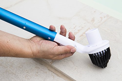 Steinbach Eck- und Randbürste, Schlauchanschluss Ø 38 mm, Aufnahme für Teleskopstange, 061125