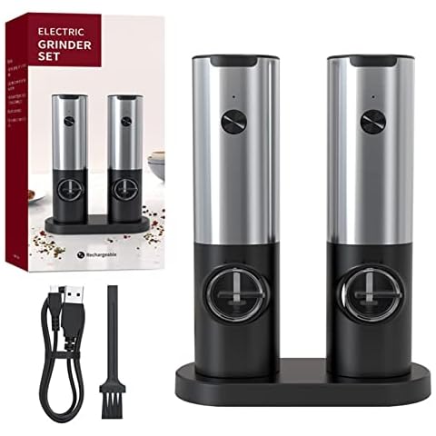 Salz und Pfeffermühle Elektrische 2 Stück Cover