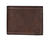 Columbia Men's RFID Security Blocking Bifold Built-in Shield Wallet Tan