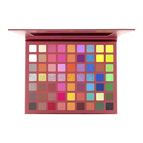 MARS Eyes Can Kill Eyeshadow Palette with 63 Bright Colors | Matte & Shimmer Finish,Highly Pigmented, Blendable and Buildable with Minimal Fallout (63