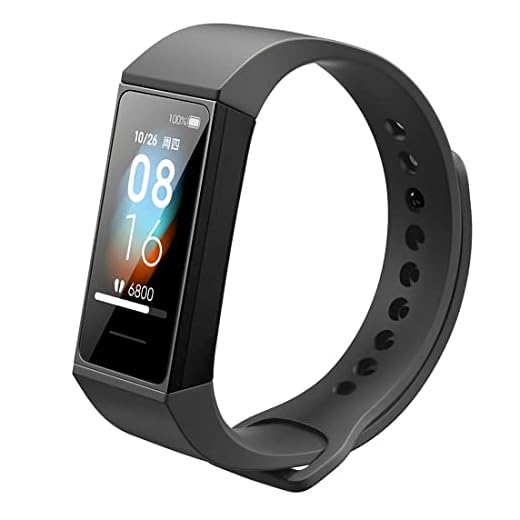 Xiaomi Mi Band 4 Pulsera de Actividad,Monitores de Actividad,Pantalla Pulsómetro Fitness Tracker, Pulsera Smartwatch con 0.95 Pantalla AMOLED a Color,con iOS y Android,Negro(Versión Global)