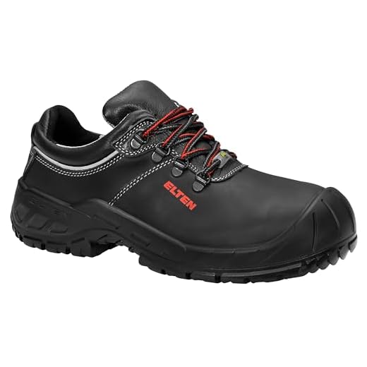 ELTEN Sicherheitsschuhe RENZO XXW Low ESD S3, Herren, Leder, Stahlkappe, leicht, robust, Schwarz, Größe: 46 6 ELTEN Sicherheitsschuhe RENZO XXW Low ESD S3, Herren, Leder, Stahlkappe, leicht, robust, Schwarz, Größe: 46