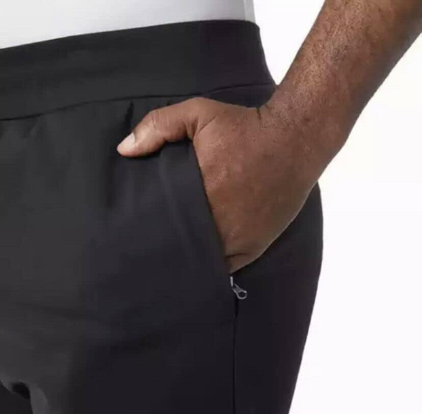 32 DEGREES Men’s Tech Fleece Jogger (S, Black) - Image 2