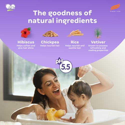 Image of Himalaya Gentle Baby Shampoo (400 ml) | No Tears formula | Cleanses, softens and nourishes baby's hair (Pack of 2)