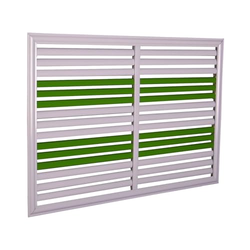Cubreradiadores de Pared, Cubre Radiador, Estante Lateral de Hierro con Persianas para Calefacción, ideal para Casa, Oficina, Dormitorio o Pasillo(60cm/24in)