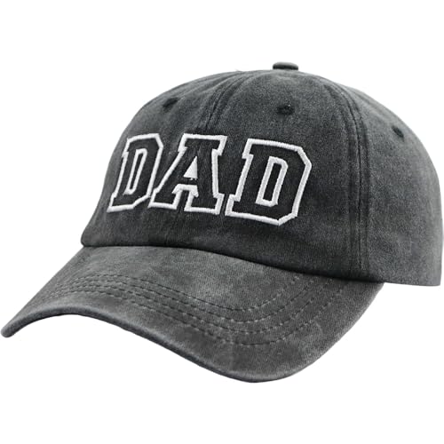 Image of Funny Dad Hats for Men, Adjustable Cotton Papa Embroidered Baseball Cap