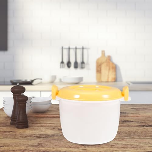 Cabilock Panela de arroz Cozinha Micro-ondas Vaporizador Micro-ondas Recipiente de Alimentos Arroz A